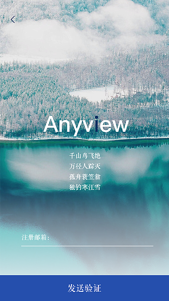 anyview原创登录界面