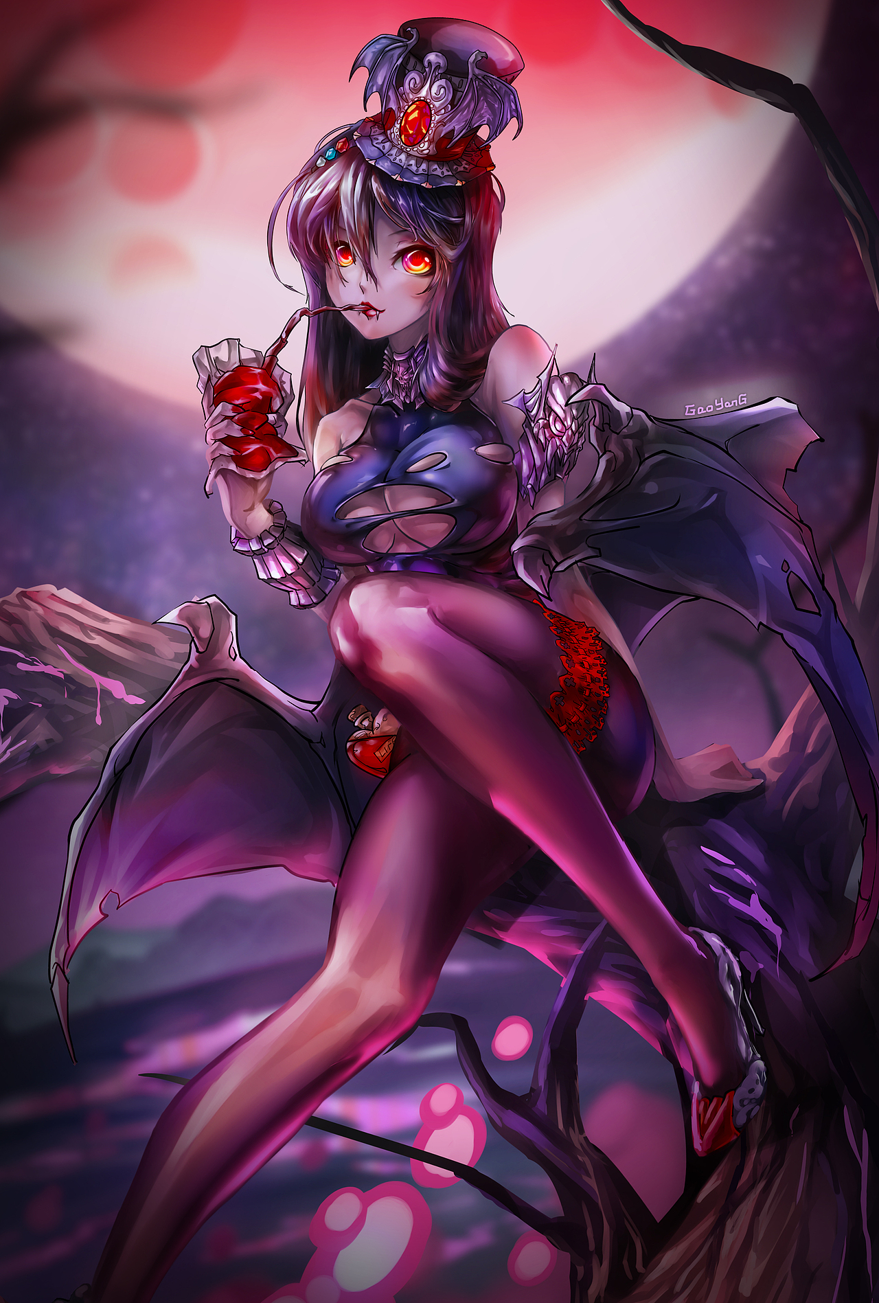 塞西莉娅晚餐原画（图ZNzE1NDM3NjA=） - 概念设定 - 站酷设计师gaoyang3232原创素材 - 站酷ZCOOL