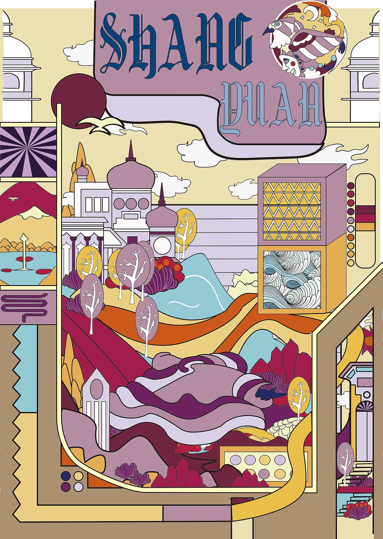 插画（图ZMjQxNDk1NTQw） - 其他平面 - 站酷设计师milmilu原创素材 - 站酷ZCOOL