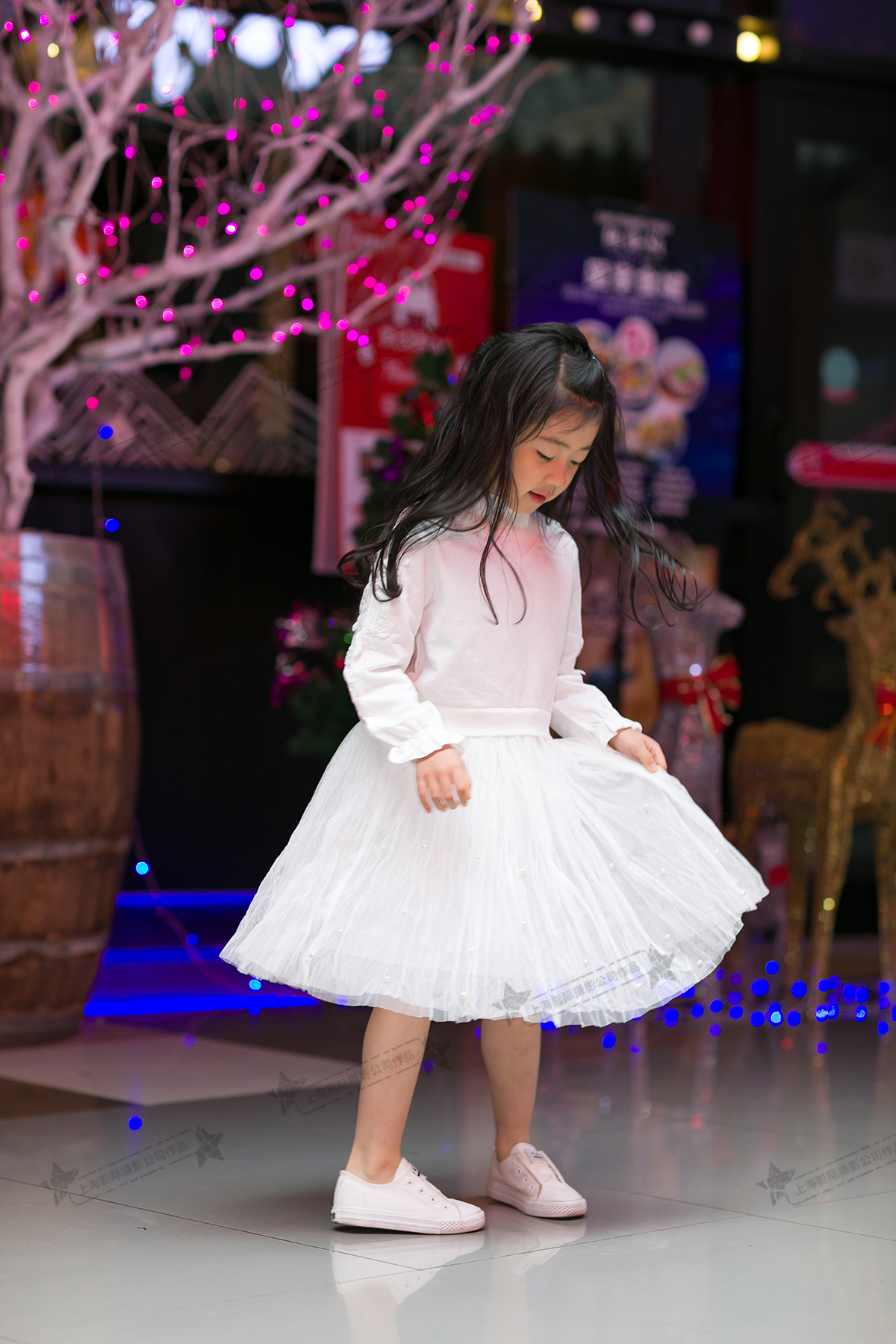 童装模特拍摄 中国女童模服装网店上新图主图详情图