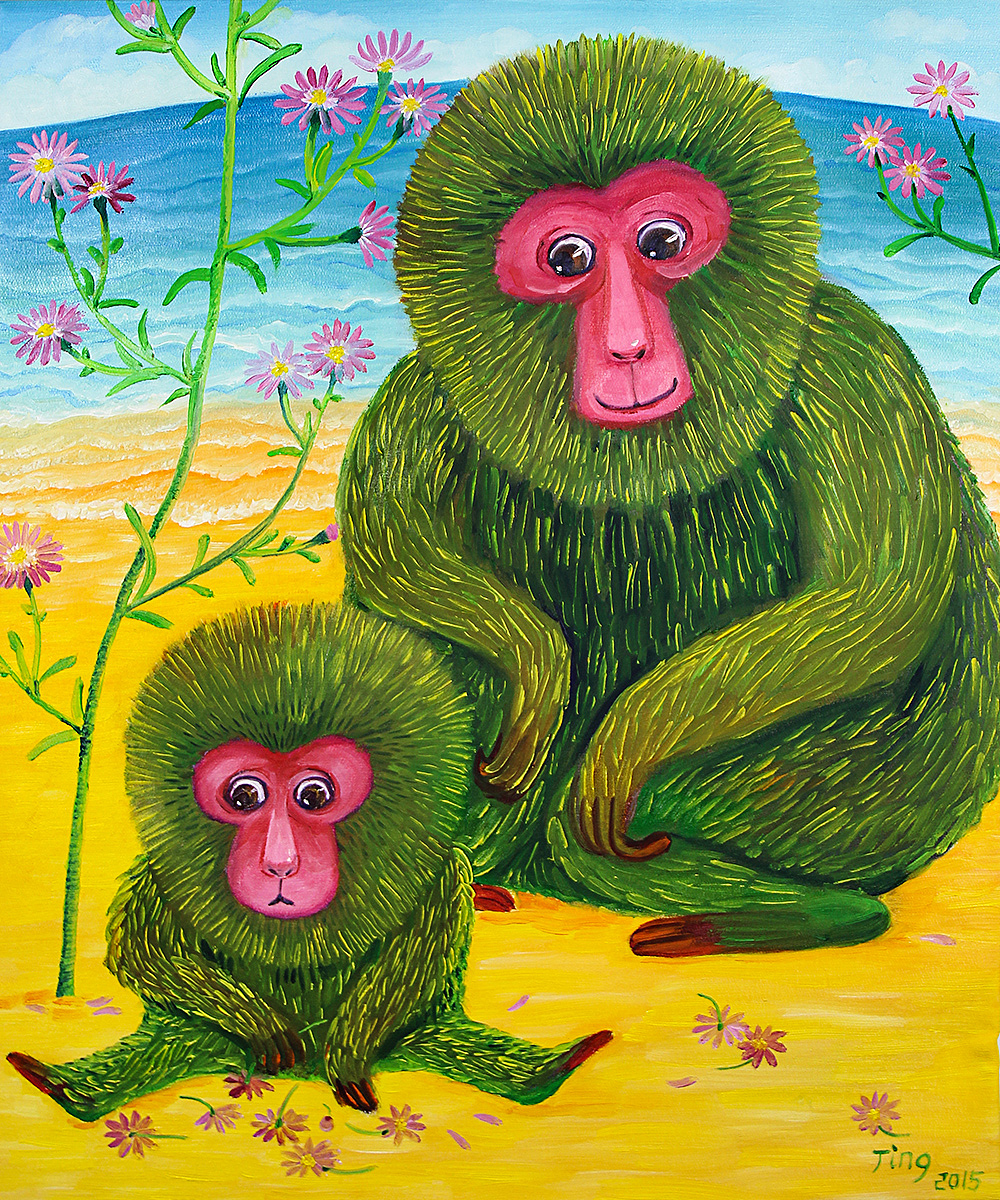 画儿晴天8副猴画-生肖猴图画-卡通猴（图ZNDA5MTU1MDg=） - 儿童插画 - 站酷设计师画儿晴天原创素材 - 站酷ZCOOL