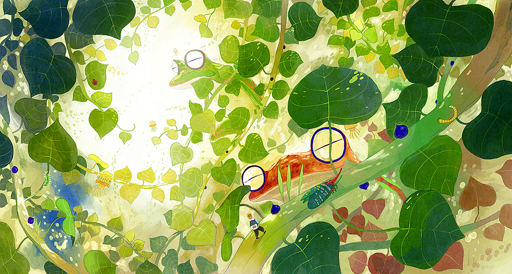 U先生的旅行（图ZMjUxMzE2NjA=） - 儿童插画 - 站酷设计师飞行猴原创素材 - 站酷ZCOOL