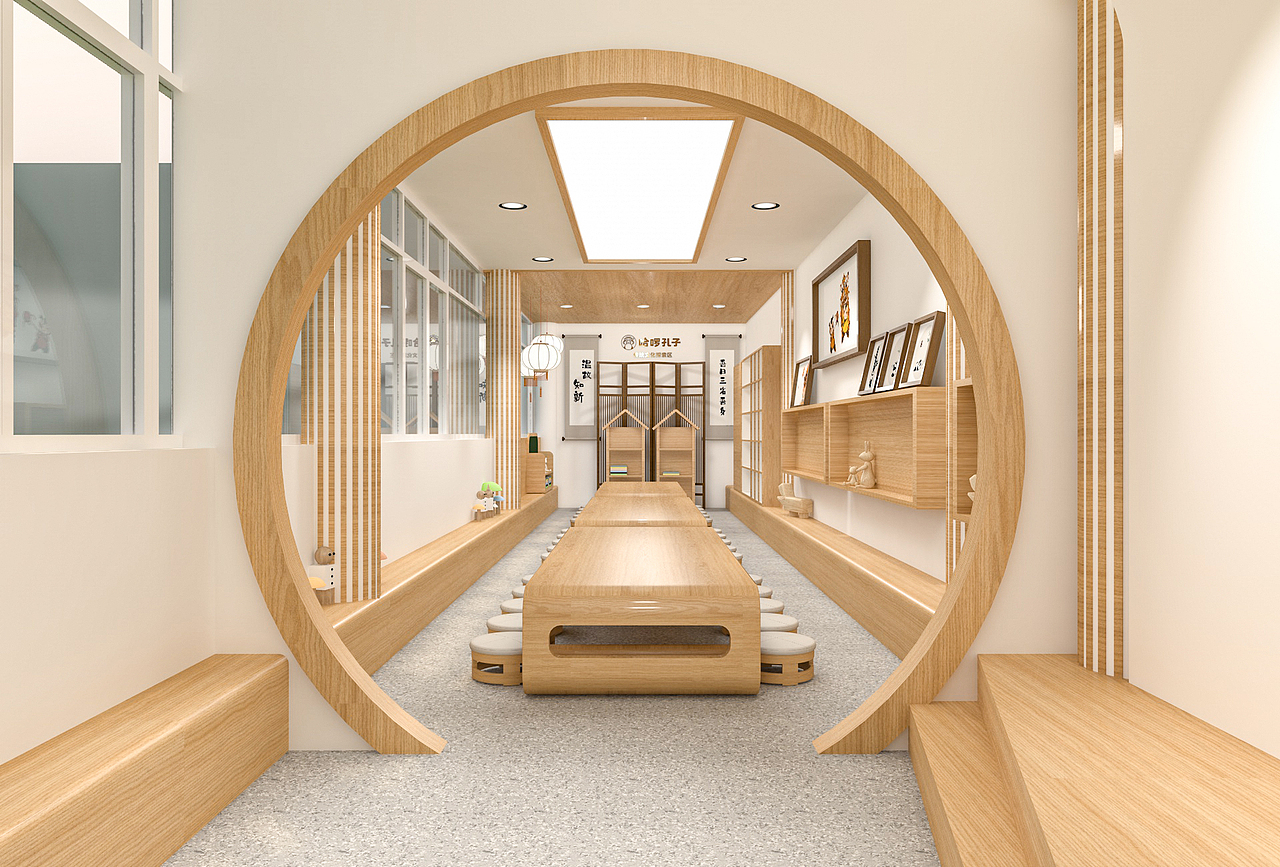 幼儿园国学传统文化主题教室（图ZMjcxOTU3MTI4） - 其他空间 - 站酷设计师再想一下下原创素材 - 站酷ZCOOL