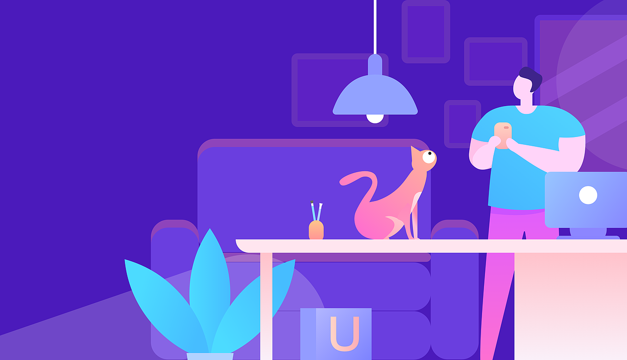 办公室插画（图ZMTQzNjU0MzIw） - 艺术插画 - 站酷设计师头发骨折了原创素材 - 站酷ZCOOL