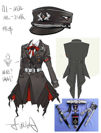 恶名昭著的德军m32,去敏感化设计美国海军礼服举报4分享原创作品服装