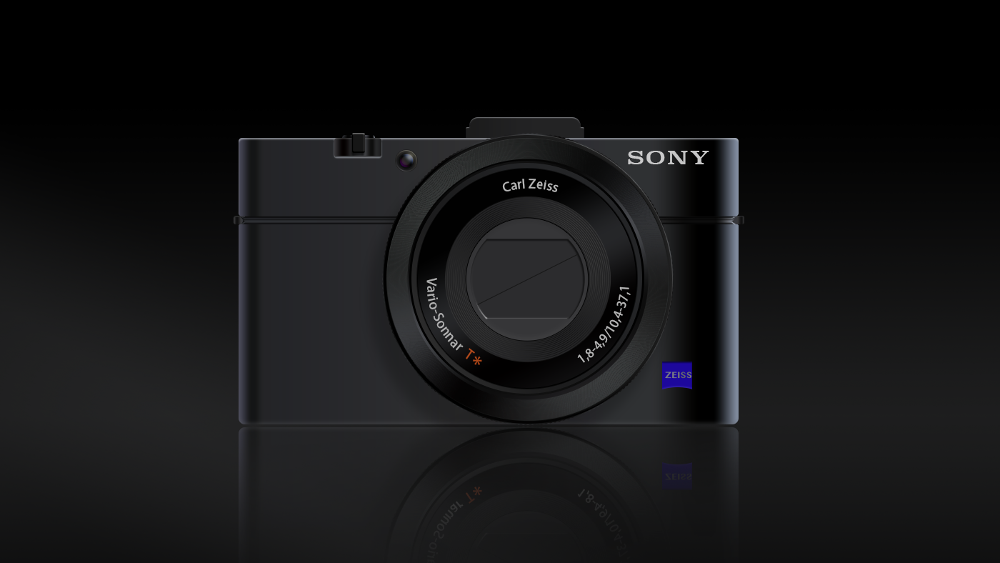 【拟物】索尼黑卡二代相机