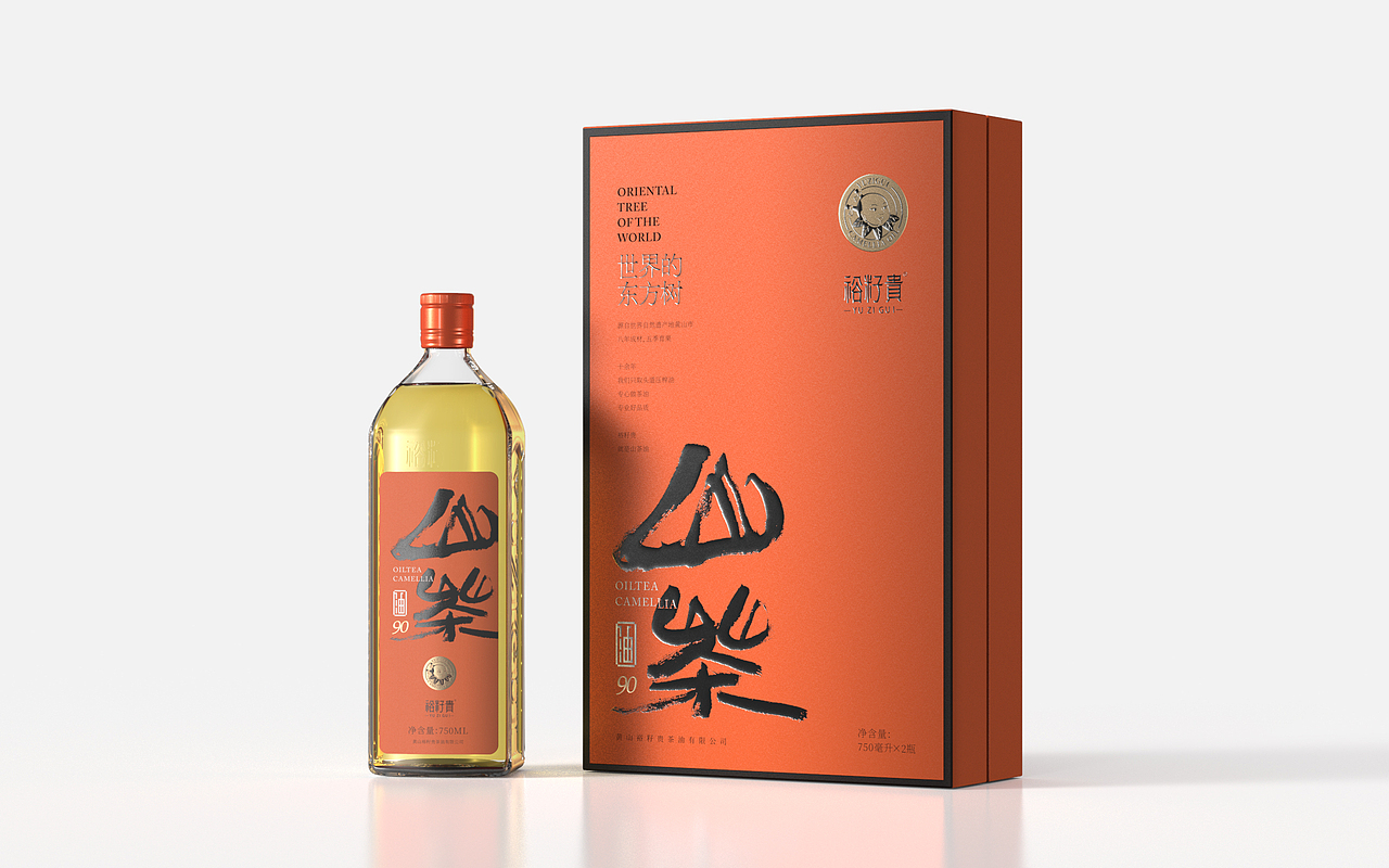 裕籽贵山茶油包装设计（图ZMjgyODYxNTA4） - 包装 - 站酷设计师飒旗品牌设计原创素材 - 站酷ZCOOL