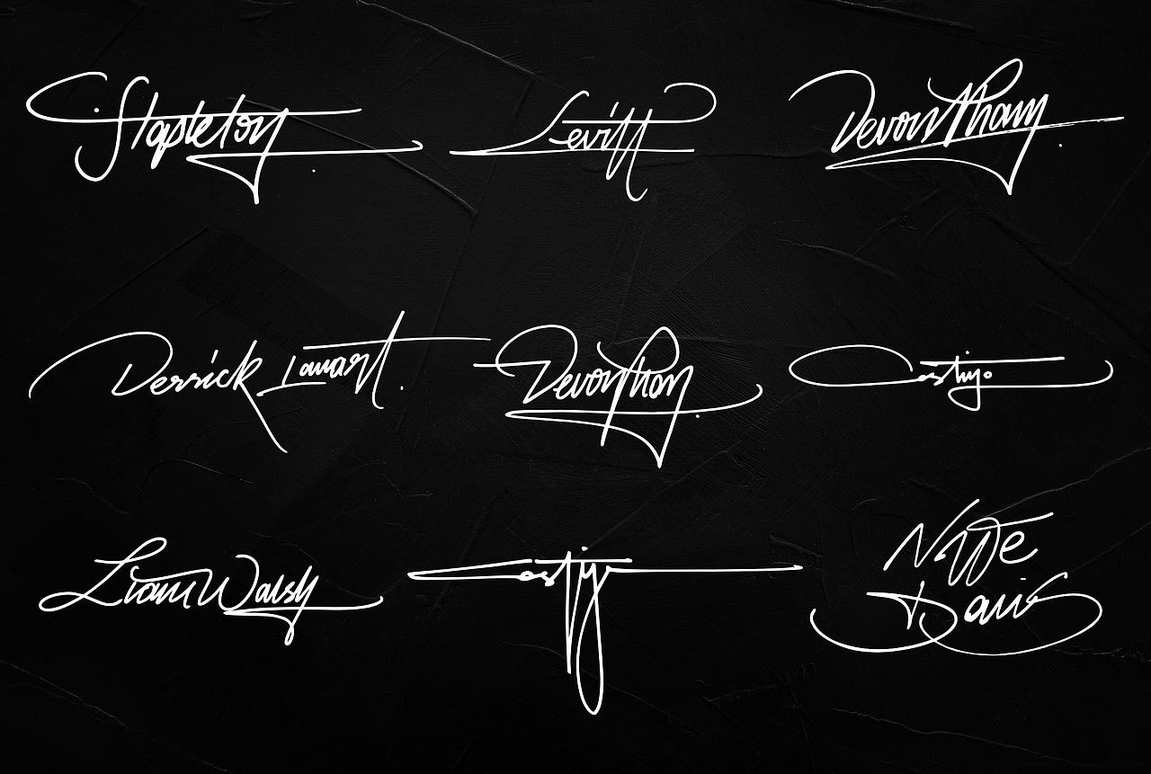 英文签名设计_ericlogojob-站酷zcool