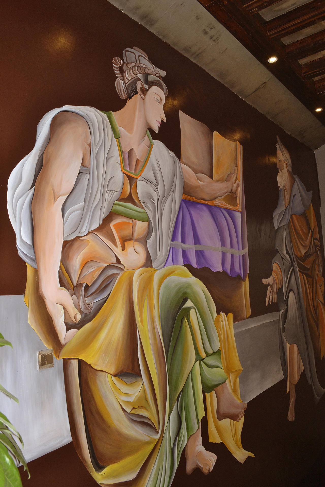 向大师致---敬蓝湾咖啡墙绘