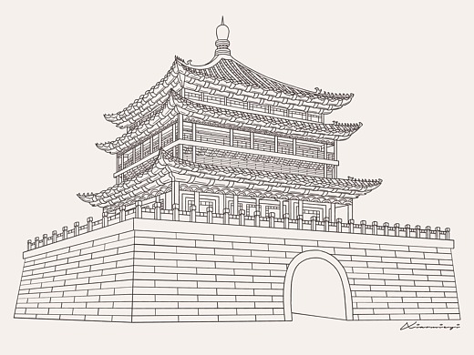 钟楼-西安