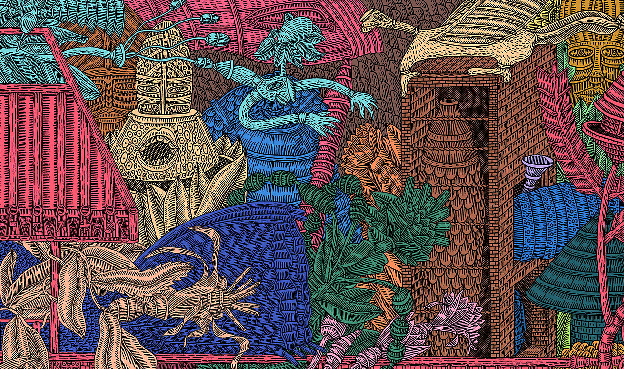 《山海经》·长卷·花缚