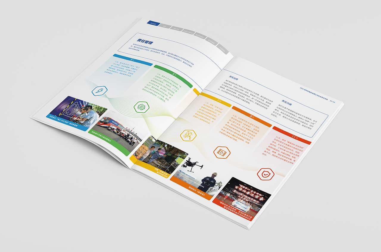 2018深圳供电局社会责任报告（图ZMjA1NjA0NzQ4） - 书籍/画册 - 站酷设计师斯傲广告原创素材 - 站酷ZCOOL