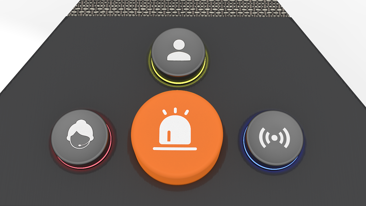 按钮,突出重要功能,契合老年人的交互习惯