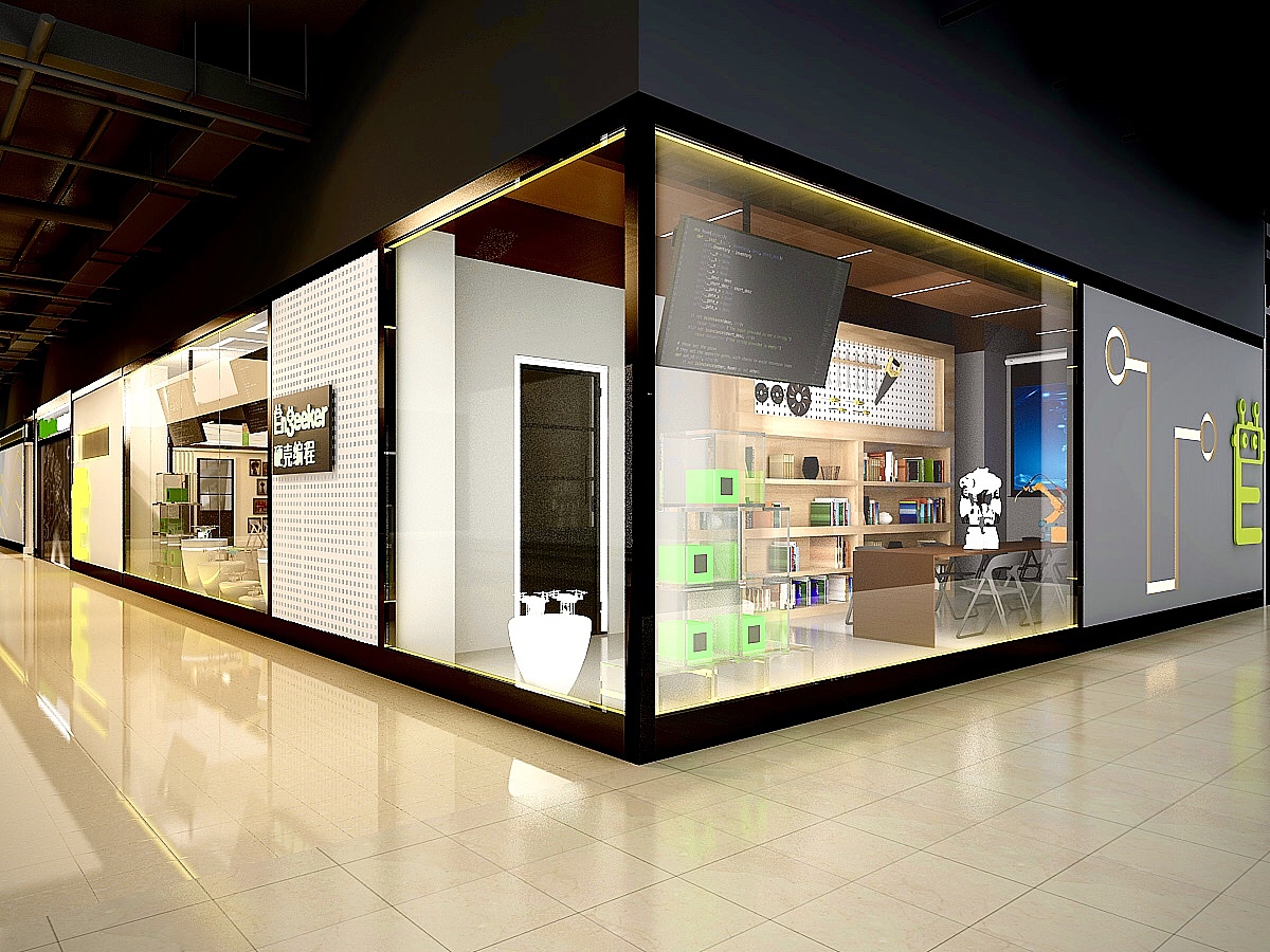 微软✖️硬壳西美儿童编程学校装修设计（图ZMjg5MDIxODgw） - 商业空间设计 - 站酷设计师Joanna爱艺术原创素材 - 站酷ZCOOL