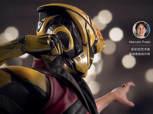  赛博朋克2077科幻游戏角色《狐隆焰-金王》