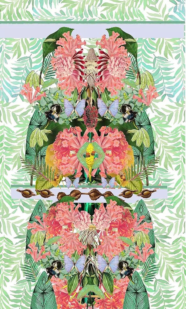 复古花卉主题系列女装花板、图案