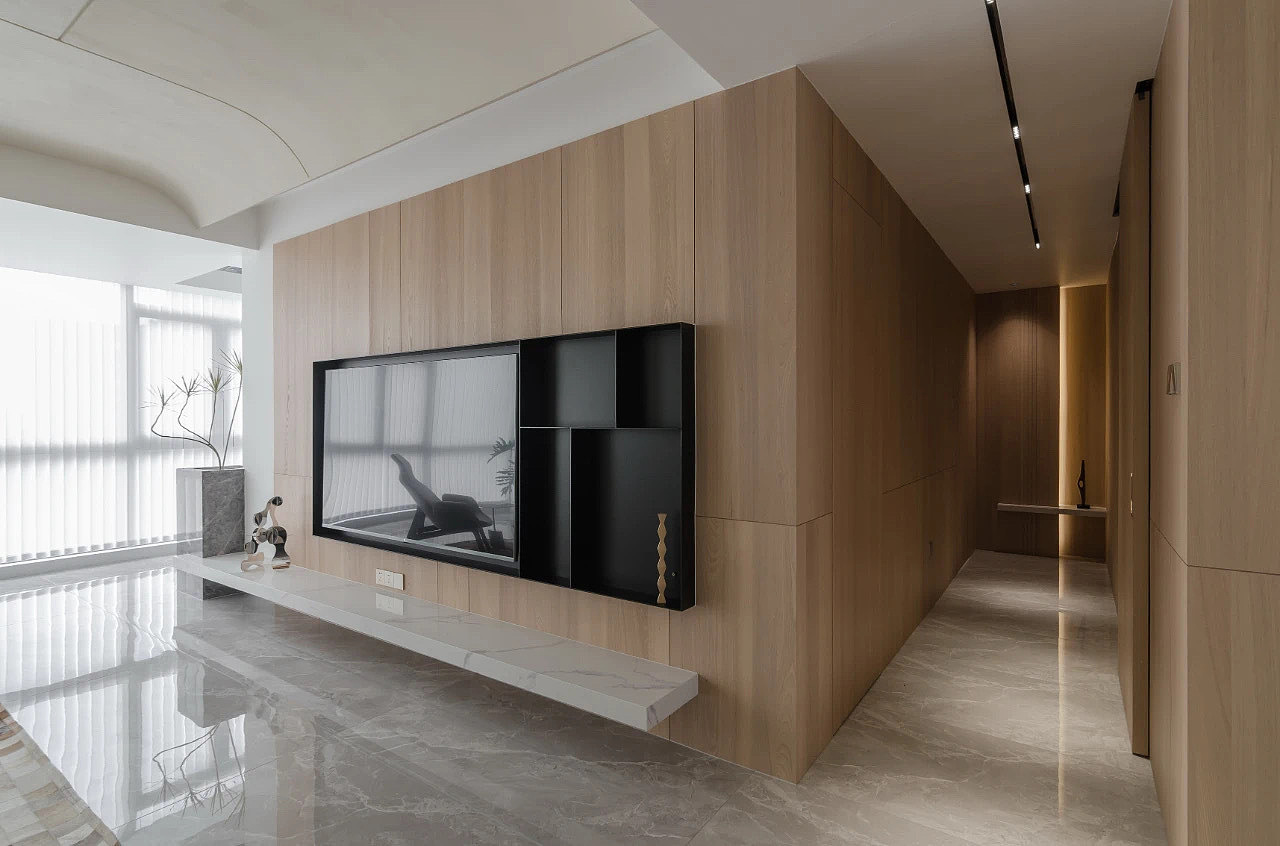 190㎡的平面层,温馨纯粹的极简美学