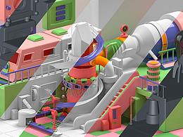 Cinema 4D Third practice