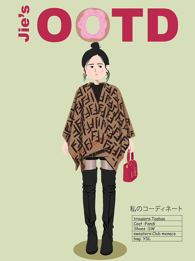 Jie'sOOTD（图ZMzM2OTk2NTcy） - 艺术插画 - 站酷设计师Jie61原创素材 - 站酷ZCOOL