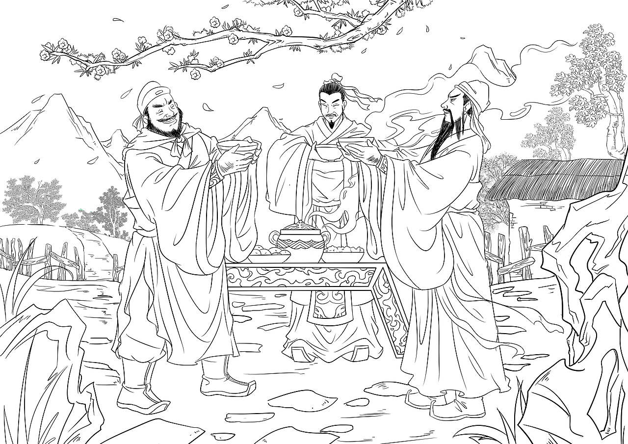 三国演义白描