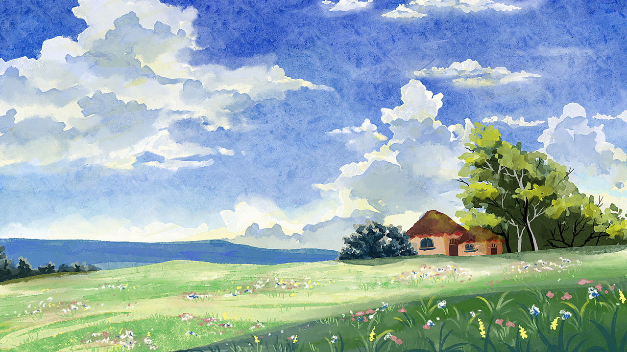 水彩风景习作|插画|商业插画|锌由 - 原创作品 - 站酷 (zcool)