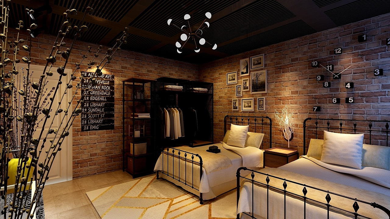 工业风酒店设计暖色光和谐光作品信息创作时间2020/07/09添加表情喜欢