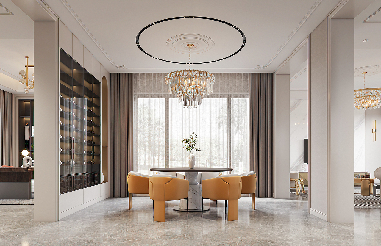 现代轻奢空间（图ZMjM5NjIyMDE2） - 家装设计 - 站酷设计师PandaMan熊猫人原创素材 - 站酷ZCOOL