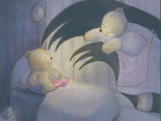 不睡觉的小熊（个人主页-ZNTU3NjY4MjQ=） - 绘本 - 站酷设计师苦瓜小师妹原创素材 - 站酷ZCOOL