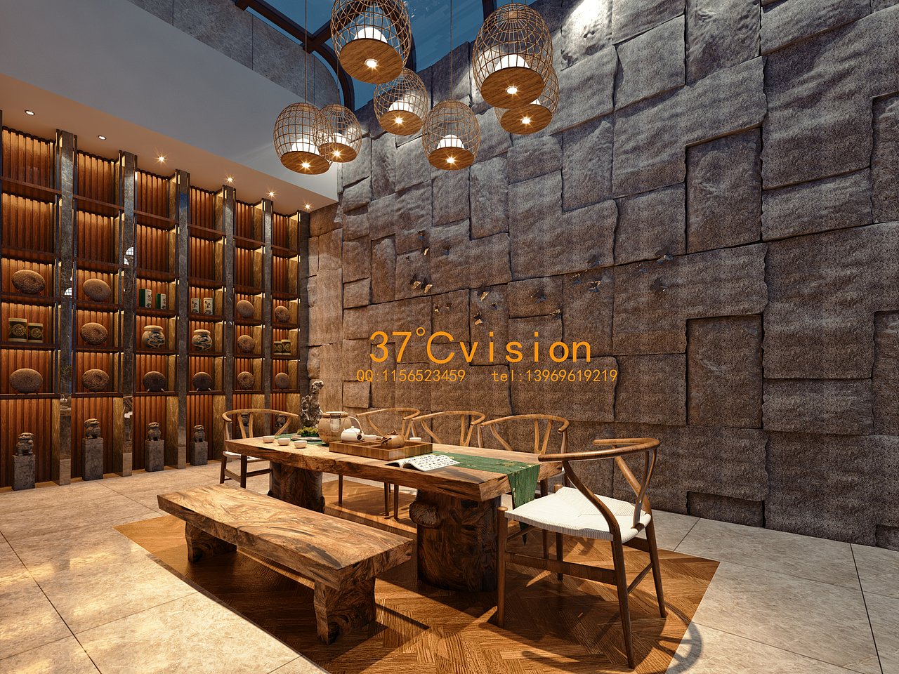 茶室（图ZOTg4MjYzNzY=） - 建筑/空间 - 站酷设计师D37vision原创素材 - 站酷ZCOOL