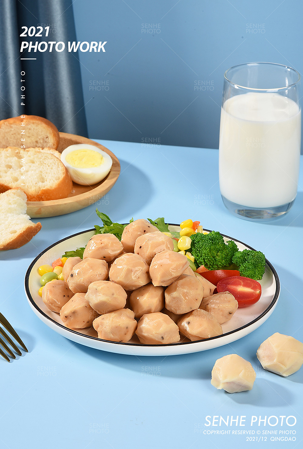 森和视觉 | 轻食鸡肉丸（图ZMjgzODA0MTUy） - 产品摄影 - 站酷设计师森和视觉摄影原创素材 - 站酷ZCOOL