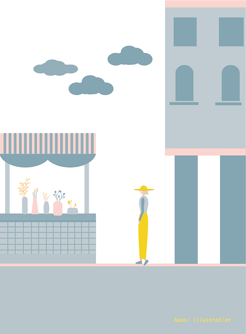 音乐与花（图ZMjUyMzQzMjA4） - 商业插画 - 站酷设计师半颗布洛芬原创素材 - 站酷ZCOOL