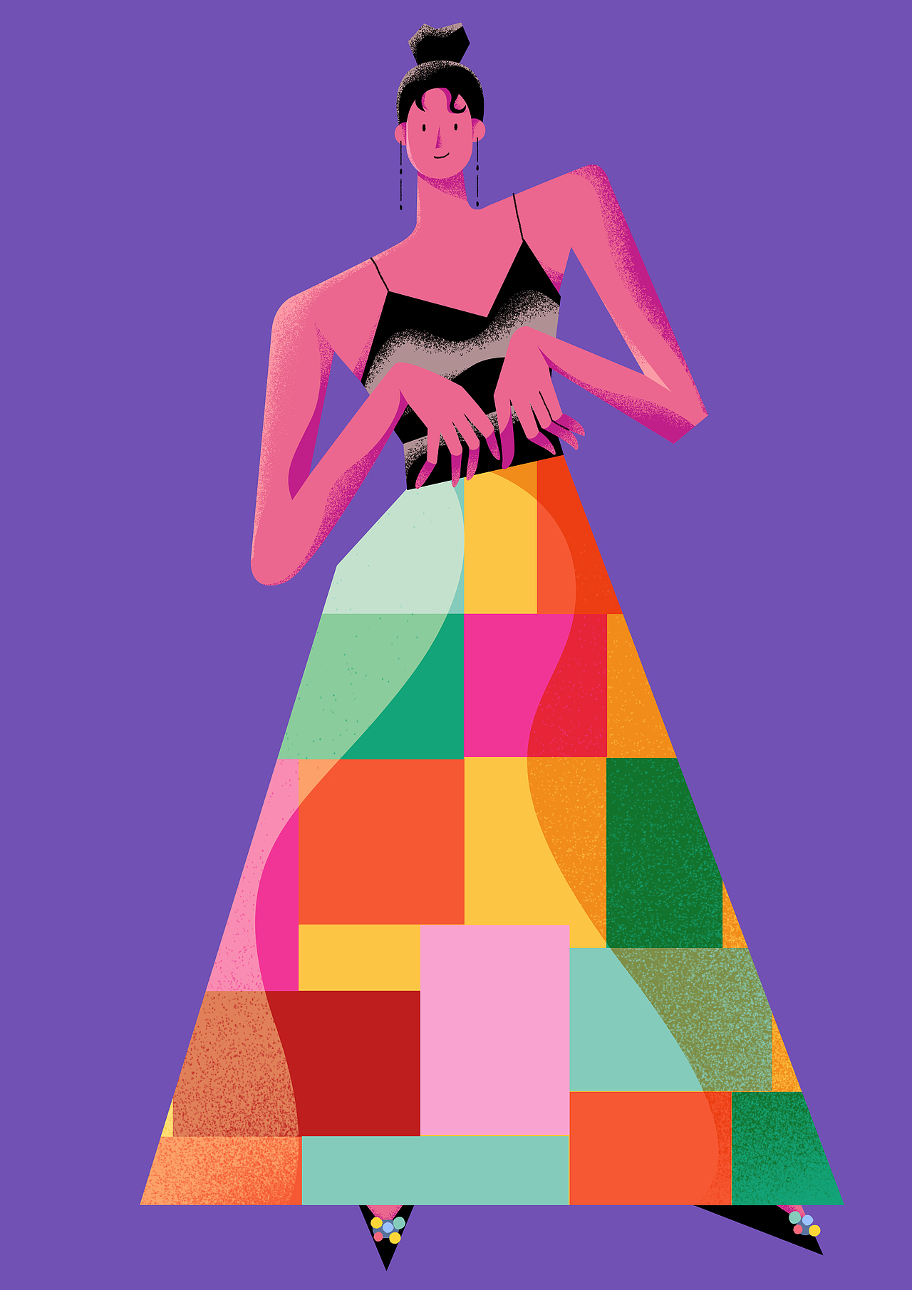 扁平风人物练习