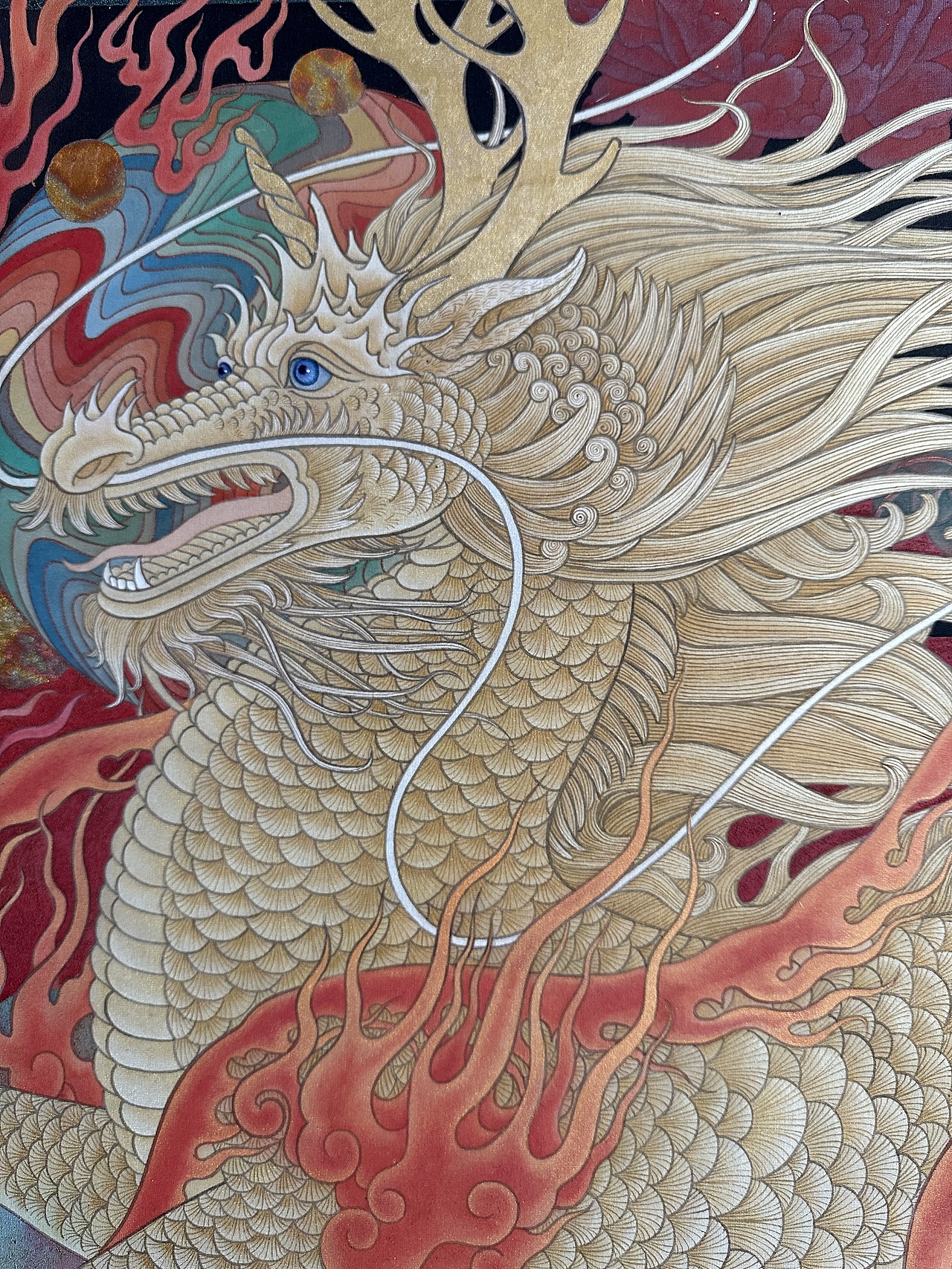 《追风》（图ZMzQ2Mjg3MjUy） - 绘画 - 站酷设计师孙影国画原创素材 - 站酷ZCOOL