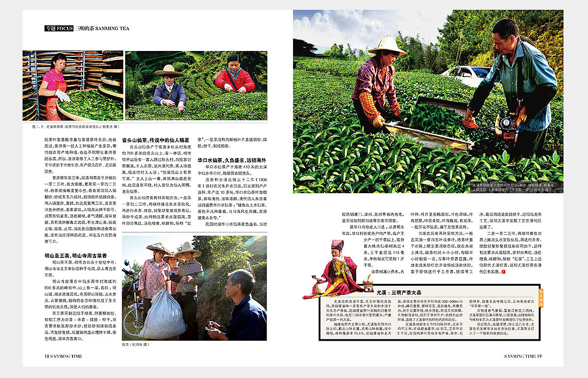《时代三明》杂志2013年第11期三明的茶（图ZNzU5MzU1NTI=） - 书籍/画册 - 站酷设计师郑源华原创素材 - 站酷ZCOOL