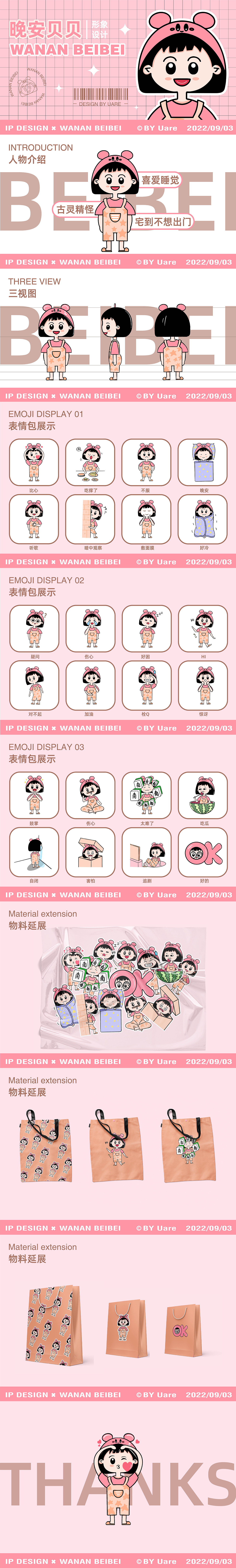 DAY7 晚安贝贝一周表情包总结（图ZMzE0NzE1NzI0） - IP形象 - 站酷设计师Uare呀原创素材 - 站酷ZCOOL