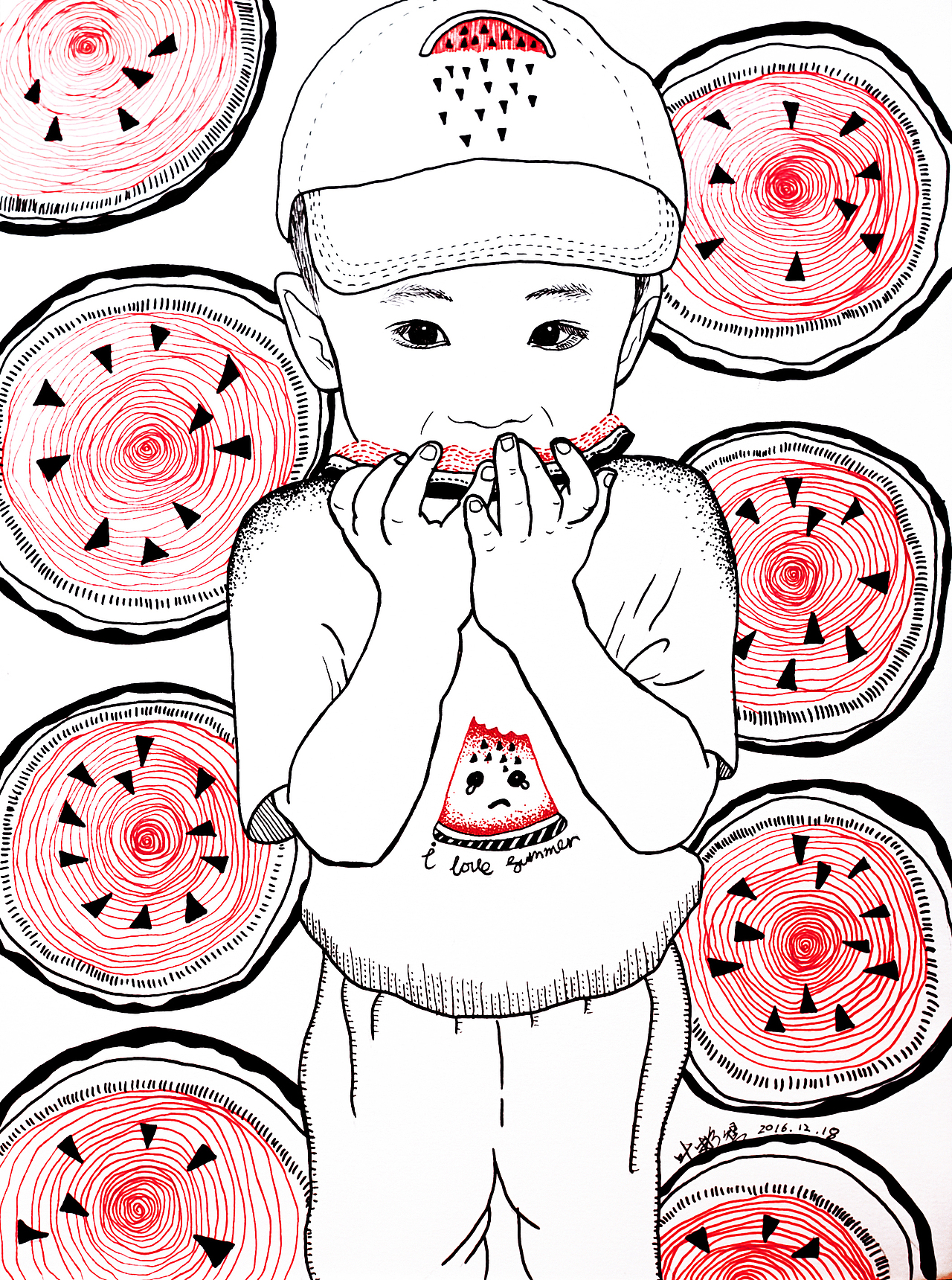 为你画肖像（图ZNjgwMTk2NDg=） - 创作习作 - 站酷设计师彬同学原创素材 - 站酷ZCOOL