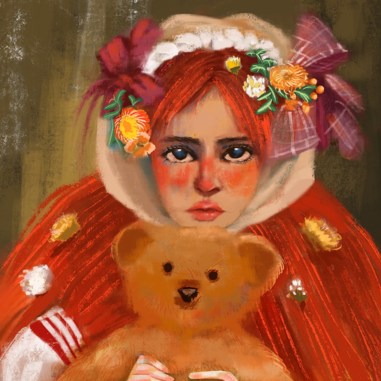 洋娃娃妹妹|插画|创作习作|bthz_原创作品-站酷zcool