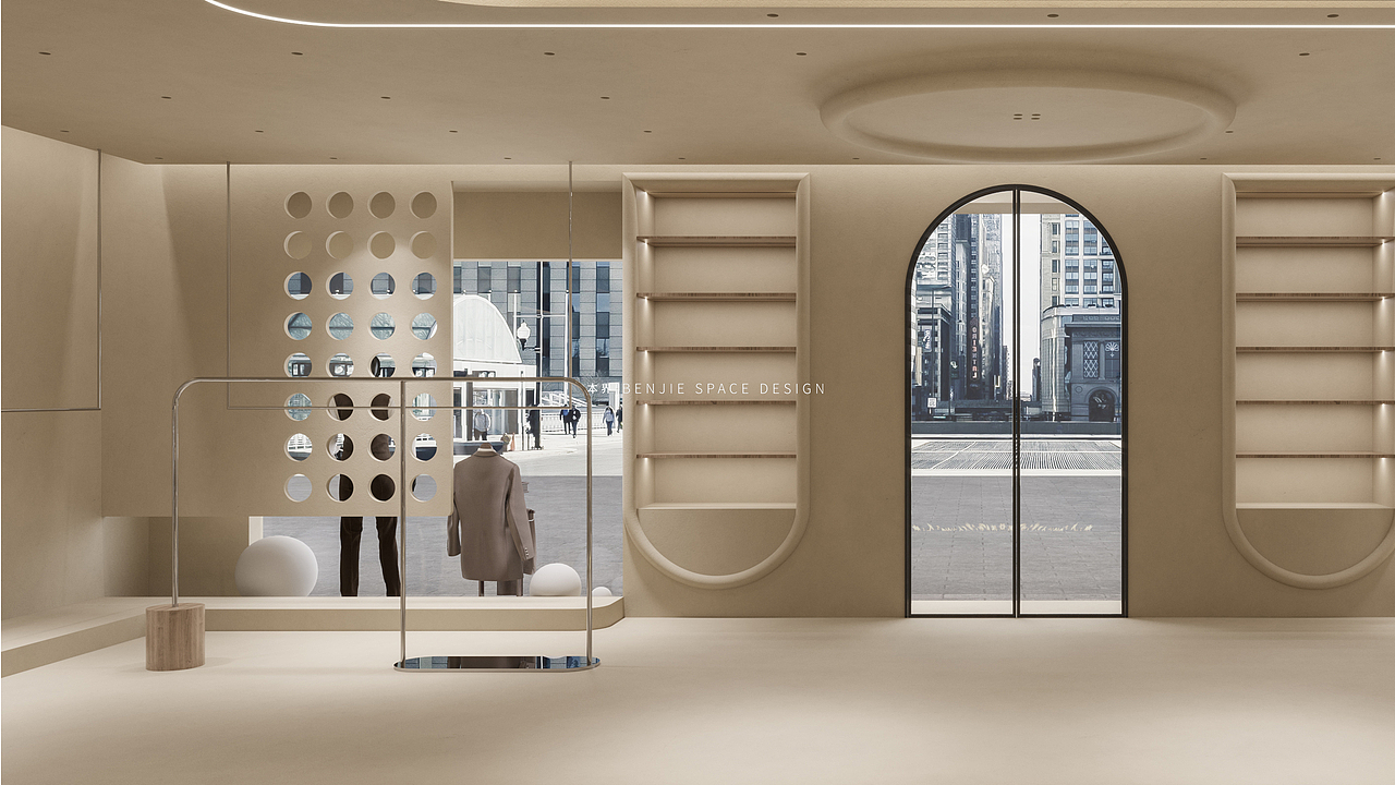 本界设计作品 l 当男装遇到侘寂风
项目地址：河北邯郸<br>项目面积：350㎡<br><br>我们始终秉持空间的个性属于屋主的理念从居住者的理想生活角度出发提出更多富有创造性且实际有效的解决方案用心于每个细节，以卓越、超越期待，专情于每个呵护，用诚意、收获惊喜。<br><br>We always adhere to the concept that space belongs to the owner of the house,from the perspective of the ideal life of the occupants,to propose more creative and practical effective solutions,dedicated to every detail,to excellence beyond expectations,dedicated to each care,with sincerity,harvest surprise。