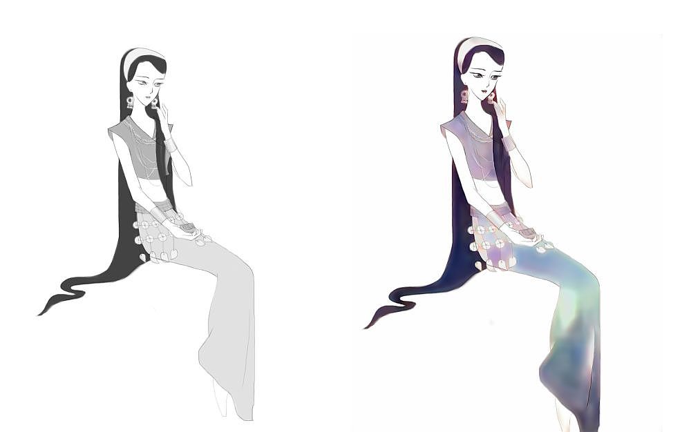 美影厂风格角色设计——少数民族神话传说系列