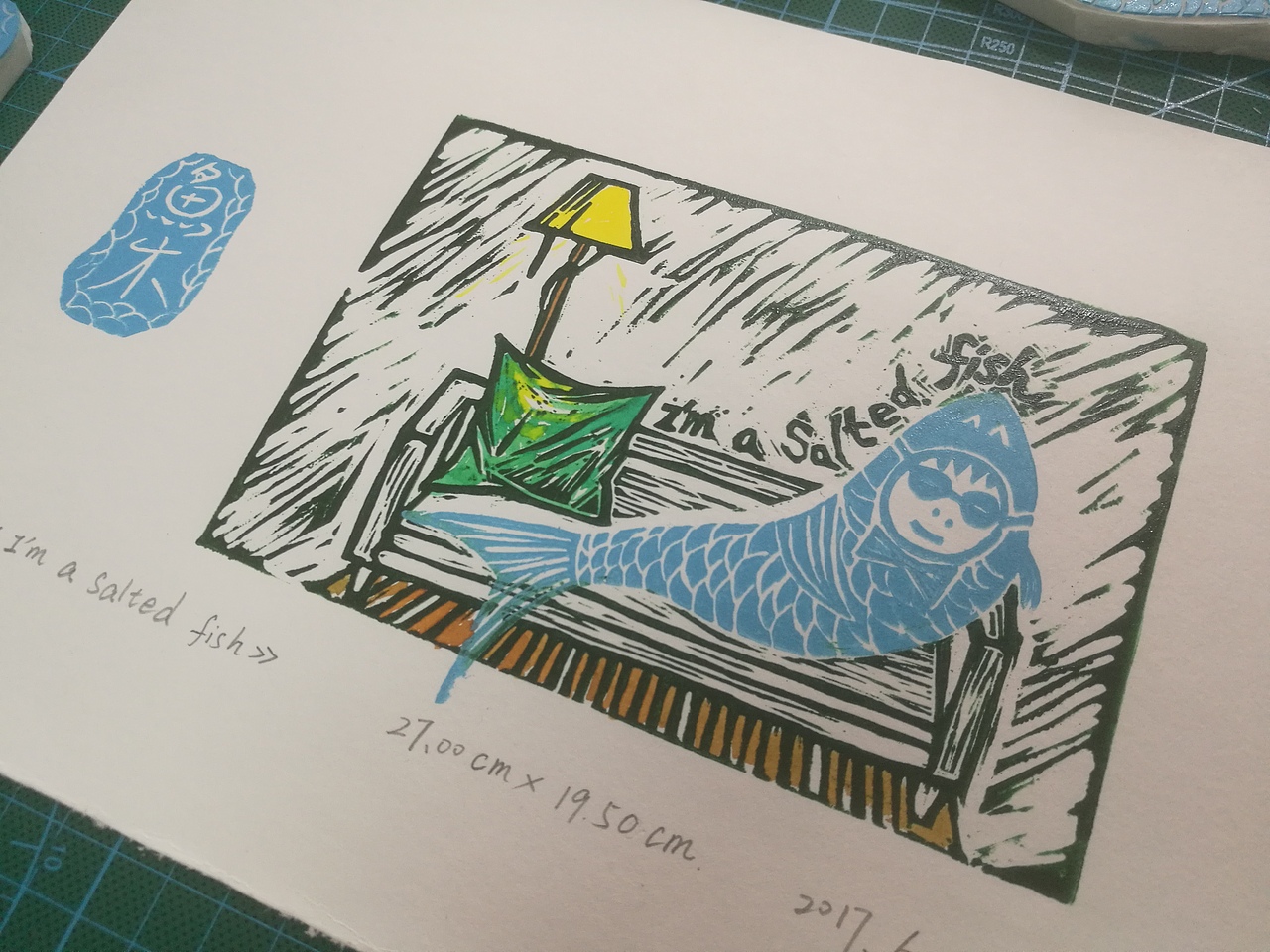 版画日常作品（图ZODUwNzAzNjA=） - 其他手工艺 - 站酷设计师魚木原创素材 - 站酷ZCOOL