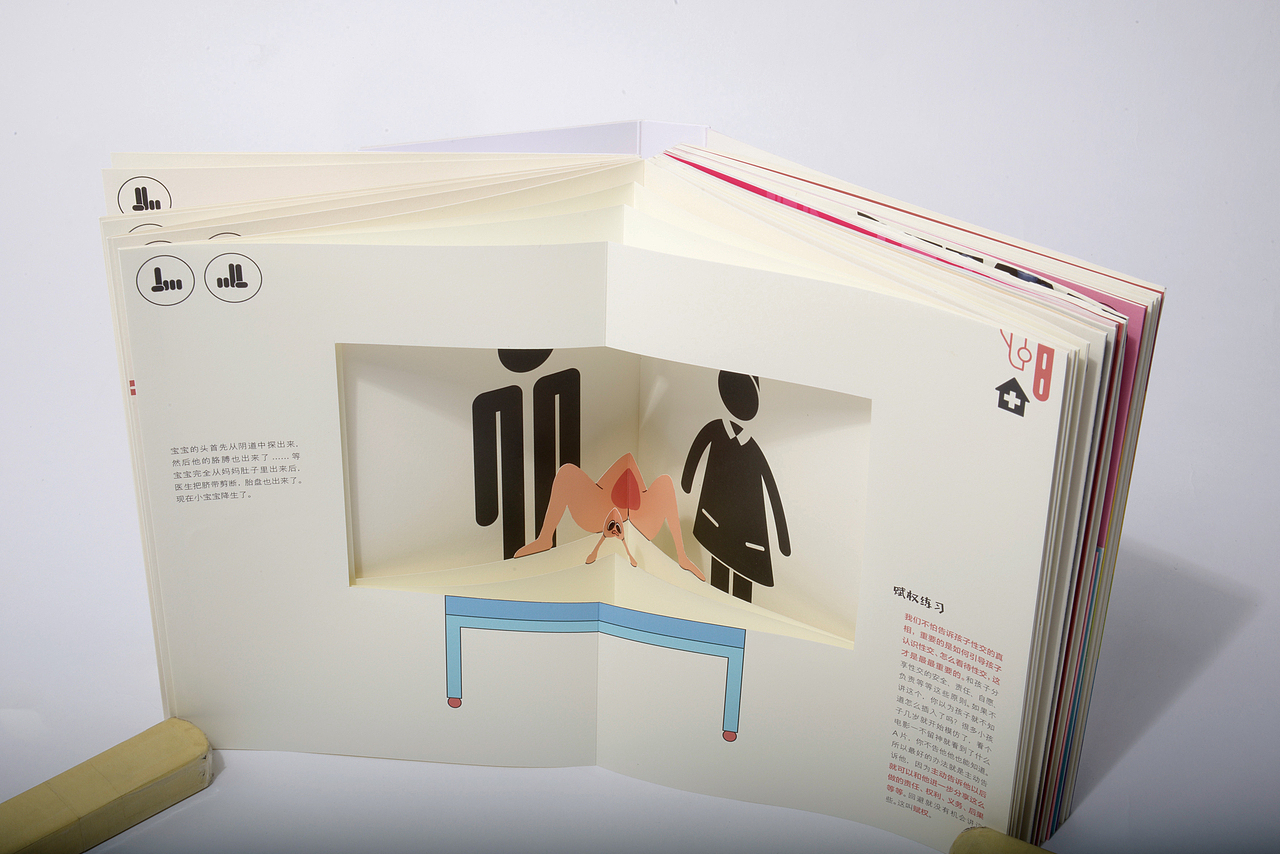 该部分使用多页模切贴合而成,空间感和立体感明显——"我是从哪儿来的