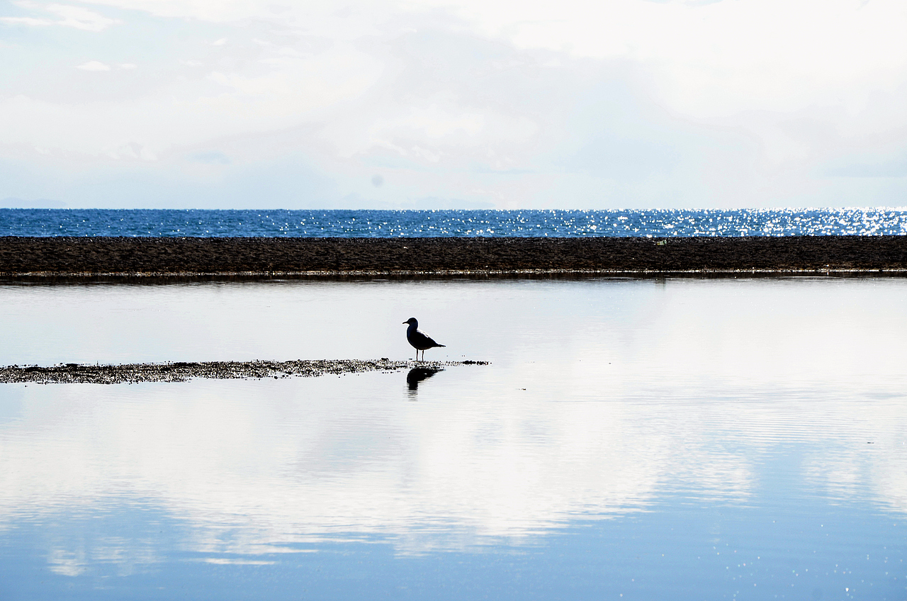 9月纳木措宁静的下午