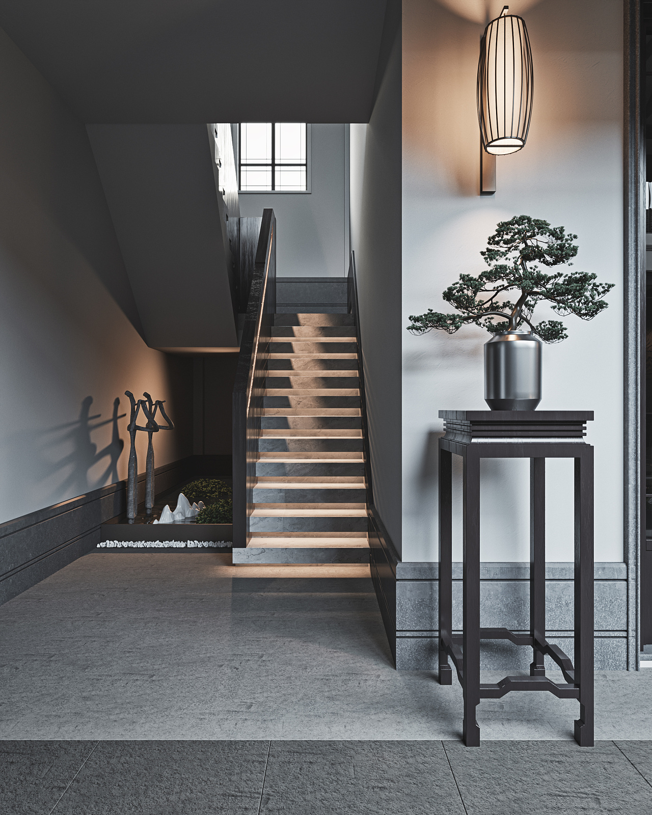 徽派中式庭院小作