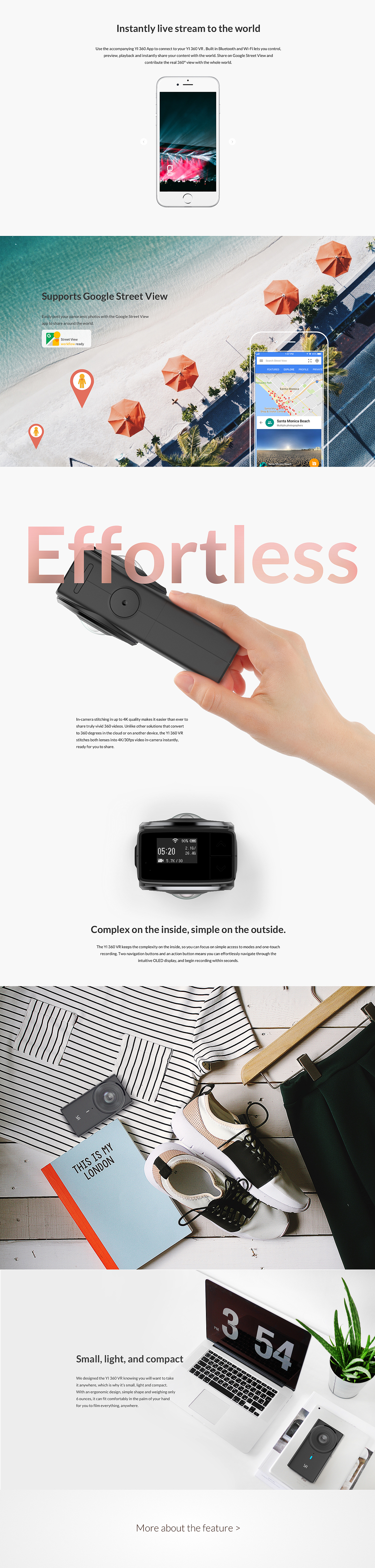 小蚁VR全景相机海外官网详情页（图ZMTE2NDIxMjAw） - 企业官网 - 站酷设计师阳光寿司卷棉被原创素材 - 站酷ZCOOL