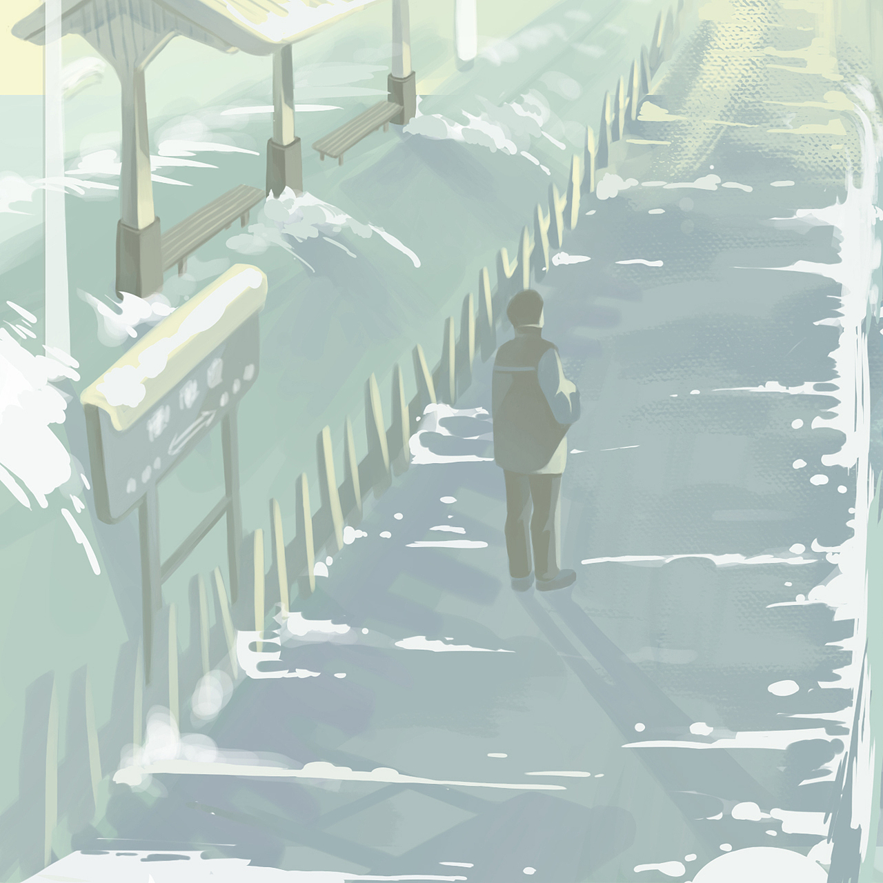 凉意系列——冬日列车（图ZMjYxMTQ5NzAw） - 创作习作 - 站酷设计师宋九咪原创素材 - 站酷ZCOOL