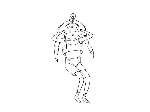 睡衣女孩（个人主页-ZNTg0MzA4MDQ=） - 创作习作 - 站酷设计师燕子and原创素材 - 站酷ZCOOL