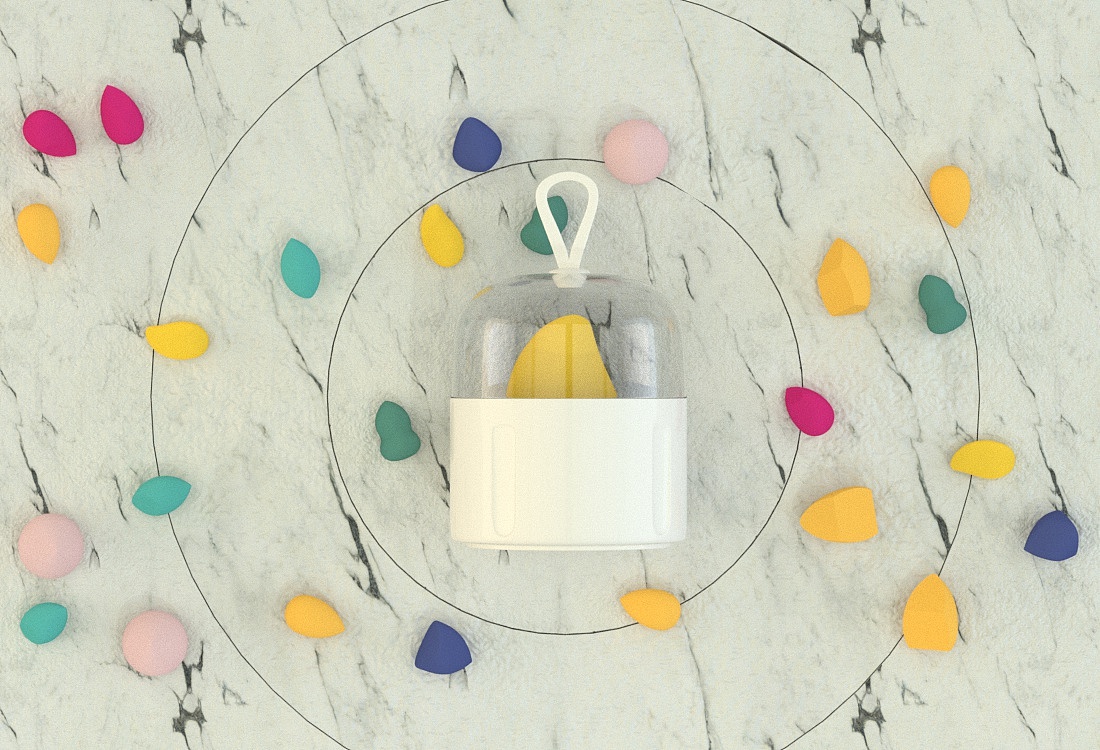 C4D美妆蛋新产品动画渲染（图ZMjMzNDAzMDI0） - 动画/影视 - 站酷设计师SonGoKn原创素材 - 站酷ZCOOL