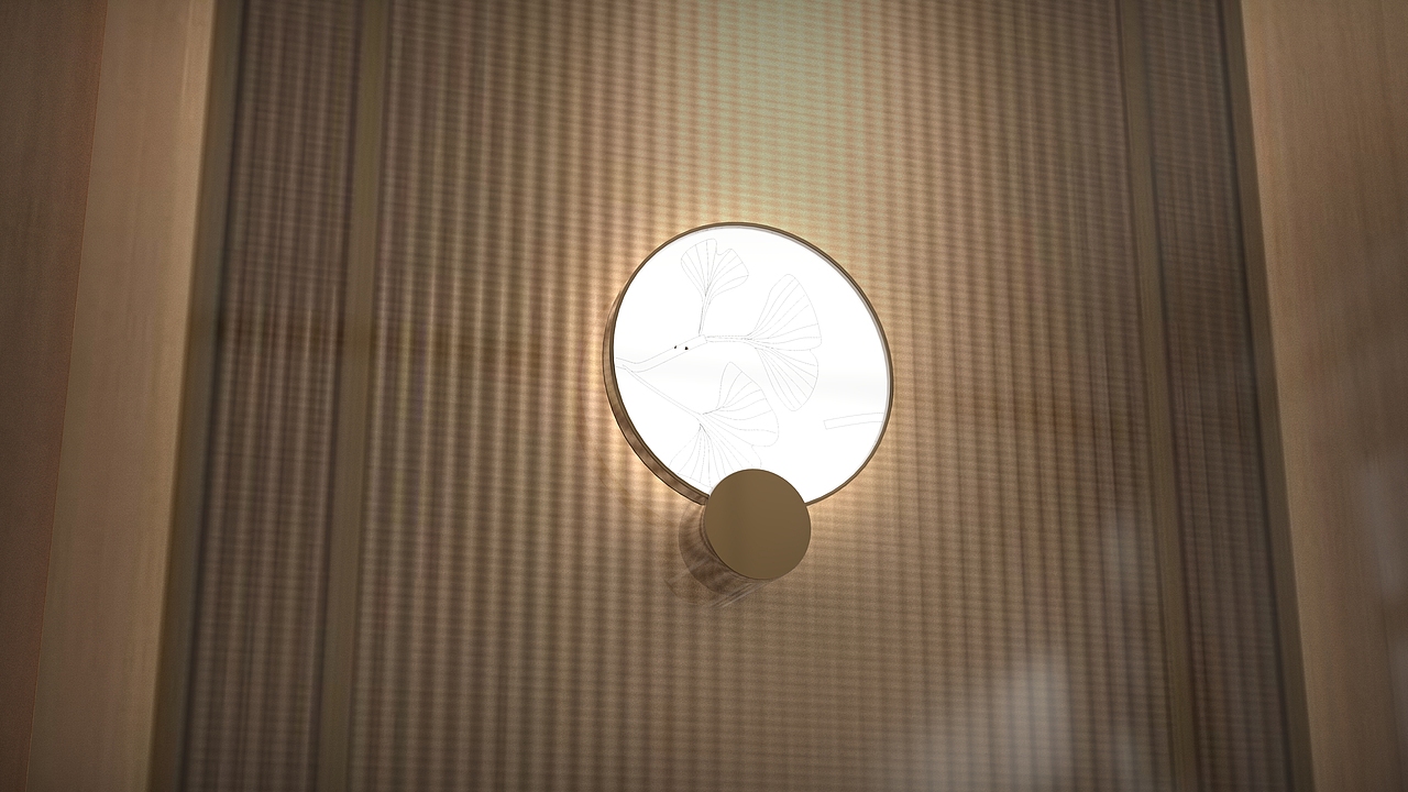 酒店标识系统渲染练习