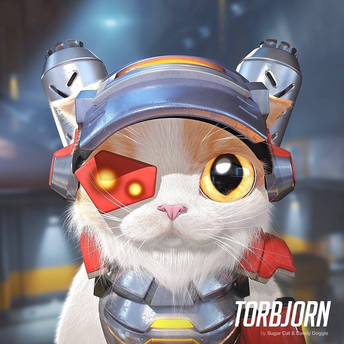 守望先锋喵喵头像国外作品