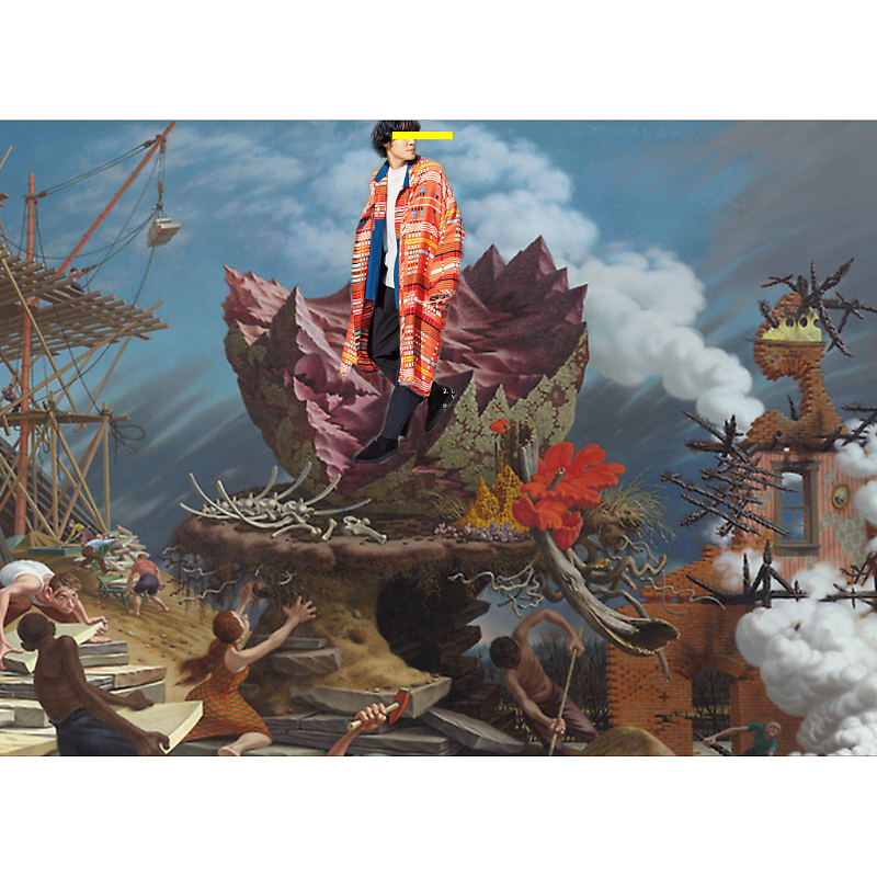 复古时装拼贴画